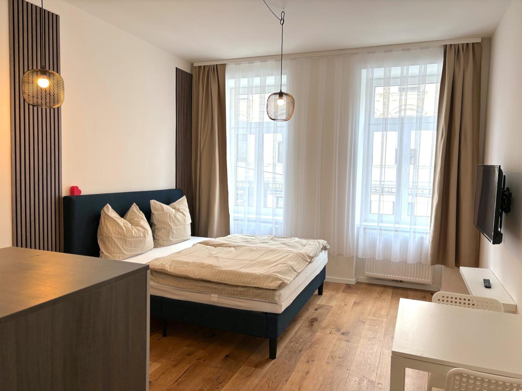 Smartes Apartment, Design, Queensize-bett Appartement